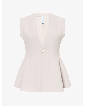 CFCL Milan Flared Knitted Vest - Pink