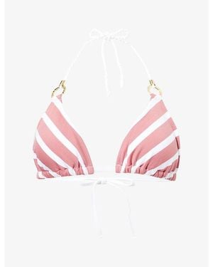 Heidi Klein Tramonti Ring Triangle Bikini Top - Pink