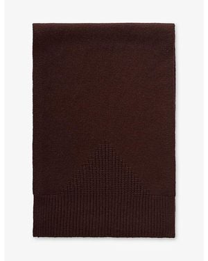 JOSEPH Pasilla Knitted Cashmere Scarf - Brown