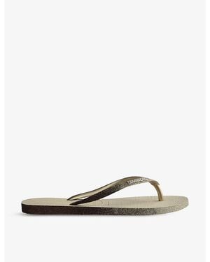 Havaianas Slim Sparkle Ii Rubber Flip Flops - Multicolour