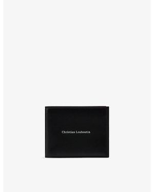 Christian Louboutin Canopy Bifold Leather Wallet - Black