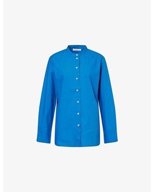 Skall Studio Leanne Cotton Shirt - Blue