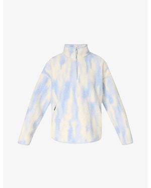 Sweaty Betty Plush Half-Zip Fleece Jacket - White