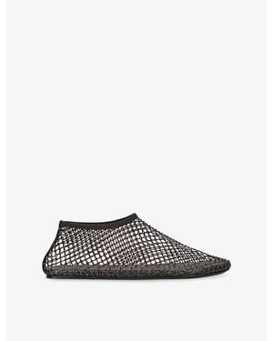 Christopher Esber Minette Mesh Ballet Flats - Grey