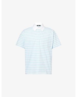 Summit Rugby Cotton Polo Top - Blue