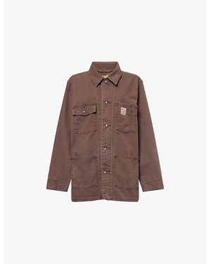 Levi's Berkley Oversized Denim Chore Coat - Brown
