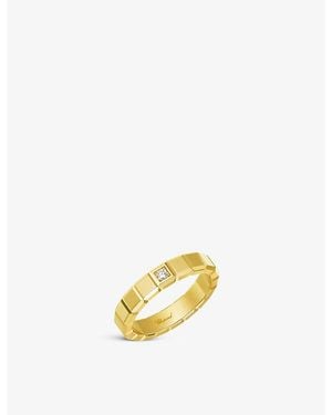 Chopard Ice Cube Pure 18-Carat- And Diamond Ring - Metallic