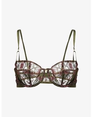 Aubade Sound Of Heart Half-Cup Bra - Brown