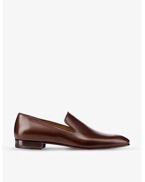 Christian Louboutin Dandelion Leather Loafers - Brown