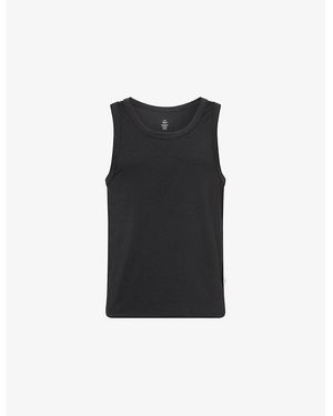CHE Body Crew Neck Modal-Jersey Vest Top - Black