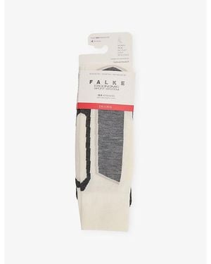 FALKE Sk4 Advanced Skiing Knee High Socks - White