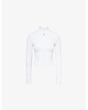 lululemon Define Nulu Cropped Stretch-Woven Jacket - White