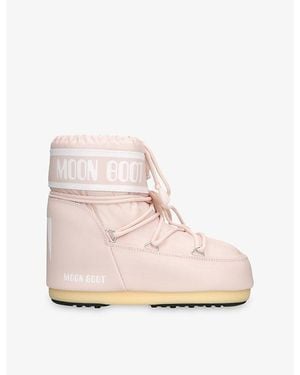 Moon Boot Icon Low 2 Woven Snow Boots - Pink