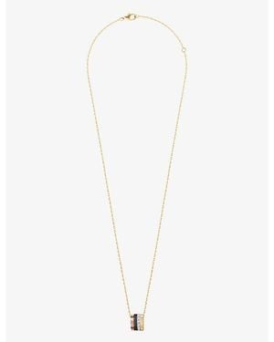 Boucheron Quatre Classique 18ct Yellow, White- Brown And Rose-gold 0.24ct Brilliant-cut Pendant Necklace - Multicolour