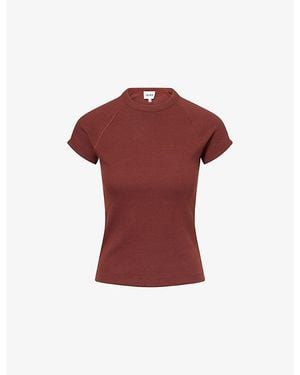 ME+EM Ultimate Raglan Cotton-Jersey T-Shirt - Red