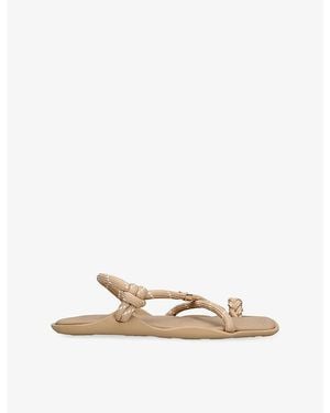 FLOWZE Flò Square Woven Sandals - Natural