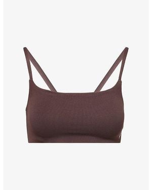 Free People Fp Movement Tighten Up Mini Ribbed Sports Bra - Purple