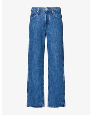 Rag & Bone Shea Straight-Leg Denim Jeans - Blue