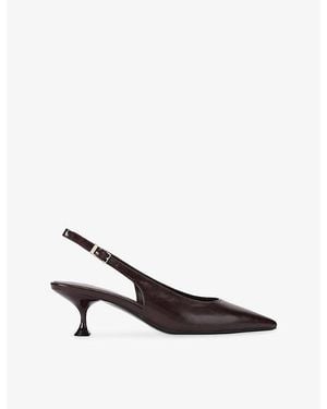 Carvela Kurt Geiger Elisia Leather Sling-Back Courts - Multicolor