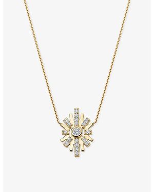 Astley Clarke Atomic 14Ct- And 0.254Ct Lab-Grown Diamond Pendant Necklace - Metallic