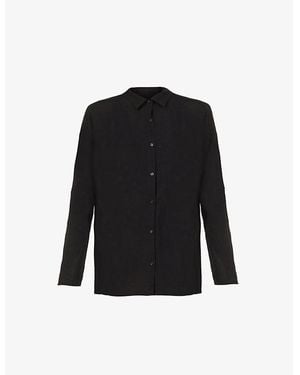 Seafolly Classic Cotton Beach Shirt - Black