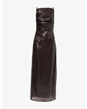 Bec & Bridge Romilly Sequin Woven Maxi Dress - Black