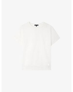 Soeur Basic Cotton-Jersey T-Shirt - White