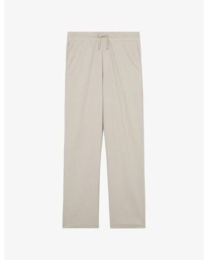 Reiss Lennox Drawstring-Waist Linen-Blend Trousers - Natural