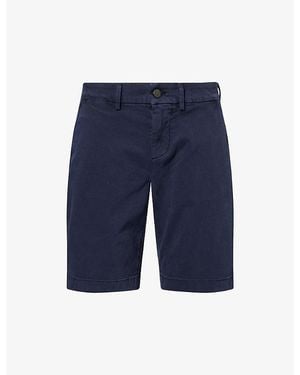 7 For All Mankind Luxe Performance Cotton Chino Shorts - Blue