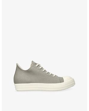 Rick Owens Low Denim Sneakers - White