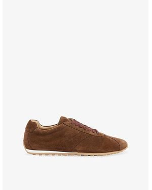 Whistles Low-Top Suede Trainers - Brown