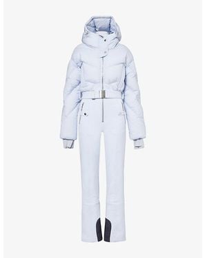 CORDOVA Ajax Hooded Straight-Leg Shell-Down Ski Suit - Blue