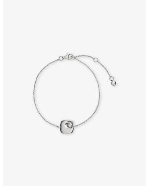 Monica Vinader Amaia Sterling- Chain Bracelet - White