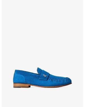 Jimmy Choo Ellis Suede Loafers - Blue