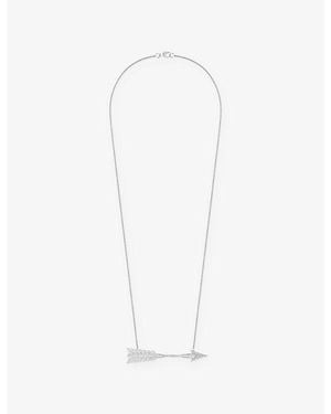 Boucheron Fleche 18Ct- And 0.65Ct Diamond Pendant Necklace - White