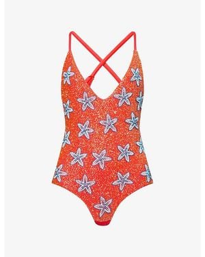 Oceanus Mias Marina Swimsuit - Red