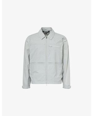 Moose Knuckles Topflight Zip-Up Woven Shirt Jacket - Blue
