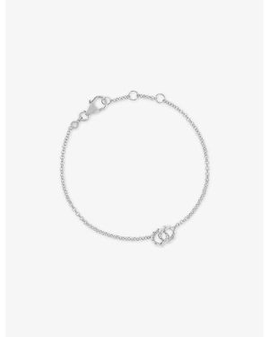 Astley Clarke Aurora Ridge Sterling- Bracelet - White