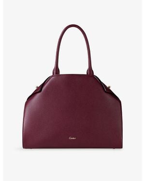 Cartier Clash Small Leather Tote Bag - Purple