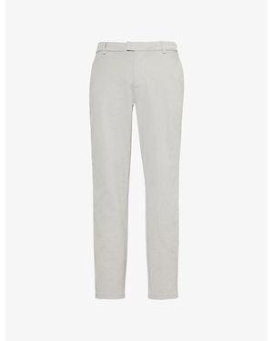 Arne Tailored Straight-Leg Stretch-Cotton Chino Trousers - White