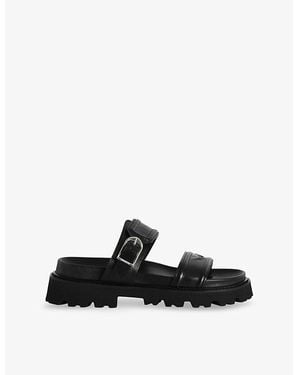 Zadig & Voltaire Ride Leather Mules - Black