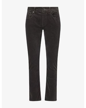 PAIGE Federal Straight-Leg Corduroy Jeans - Black