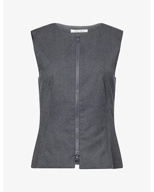 Samsøe & Samsøe Samira Zipped Tailored Vest - Grey