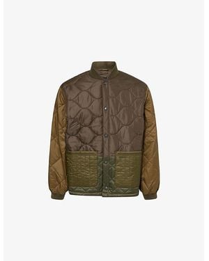 Barbour Cording Quilted Shell Jacket - Green