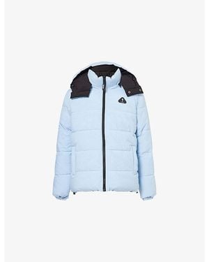 Trapstar Irongate Arch Reversible Padded Woven Jacket - Blue