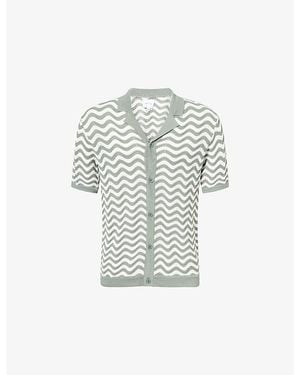Raith Serenita Graphic-Pattern Knit Shirt - Multicolour