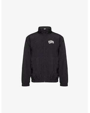 BBCICECREAM Small Arch Logo-Print Shell Track Jacket - Black