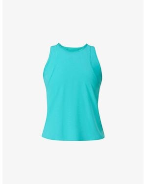 Sweaty Betty Zero Gravity Race Fit Stretch-Woven Vest Top - Blue
