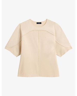 Soeur Lya Satin Top - Natural