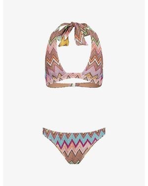 Missoni Zigzag Underwired Bikini Set - Multicolour